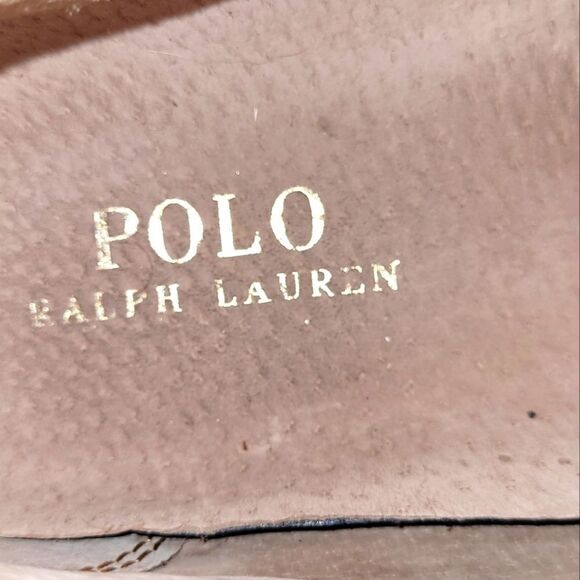 Polo Ralph Lauren Leather Barrott Boots, Men\'s sz 10.5, Brown .